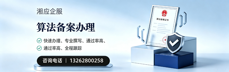 邵阳算法备案申报服务