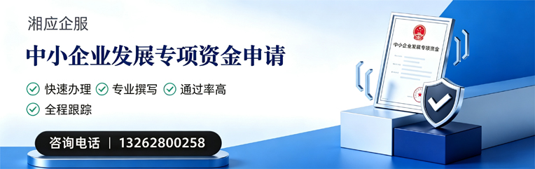 邵阳中小企业发展专项资金申报服务