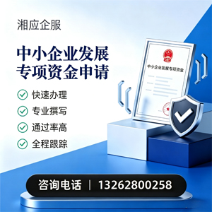 邵阳中小企业发展专项资金申报服务