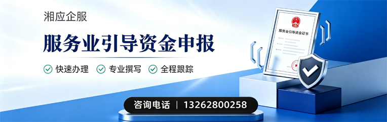 邵阳服务业引导资金申报服务