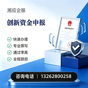 邵阳创新资金申报服务