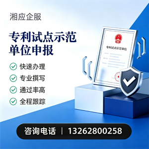 邵阳专利试点示范单位申报服务