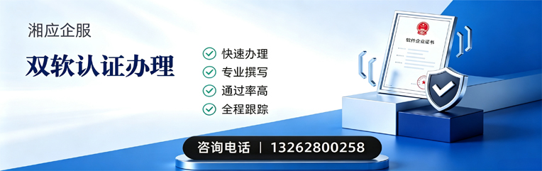 邵阳双软认证申报服务